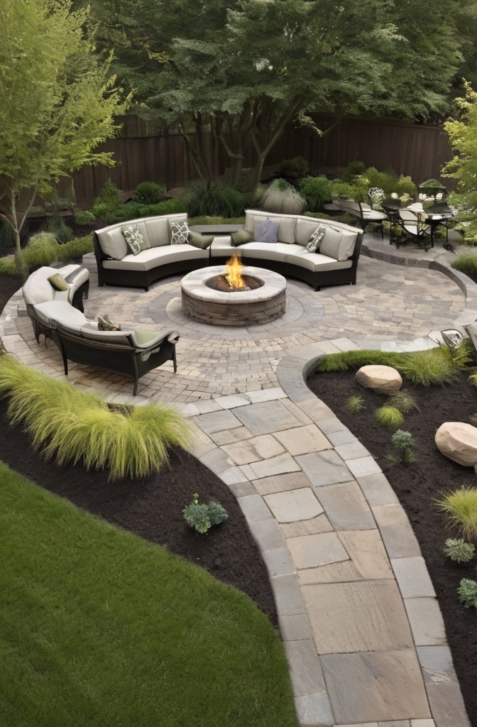 Curved and Circular Designs
