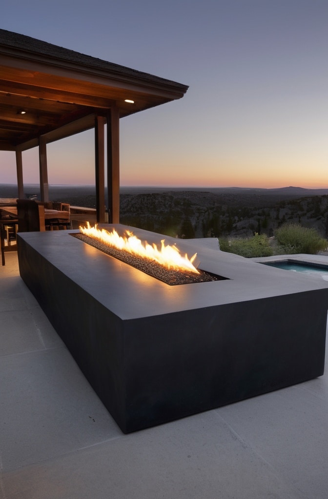 Monolithic Stone Fire Tables