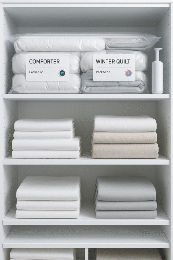 Vacuum-Sealed Seasonal Storage