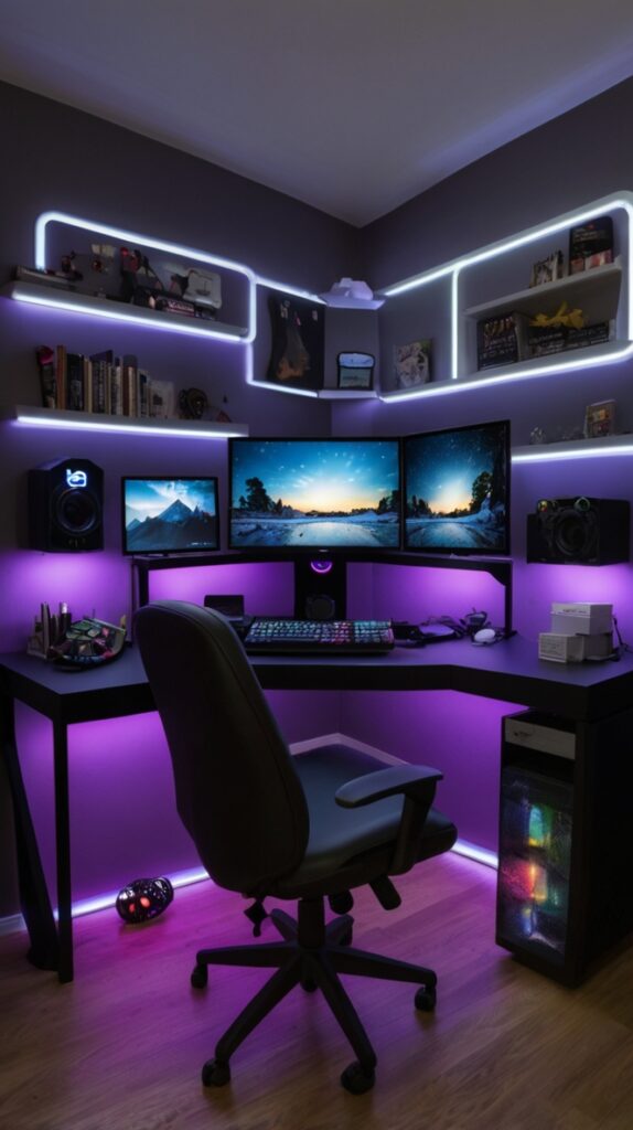 Compact Corner Gaming Desks