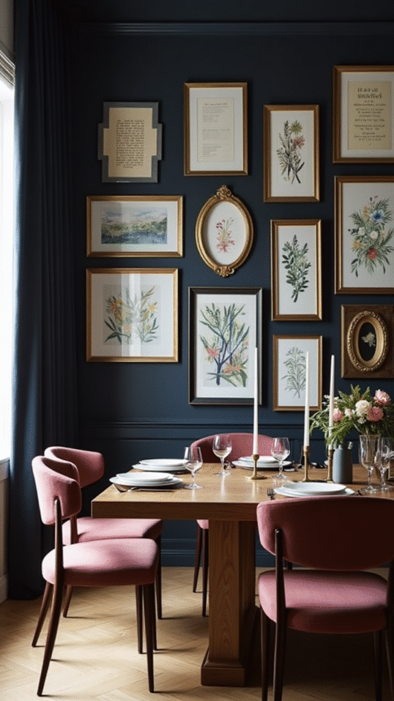 Dining Drama: Conversation-Starting Frame Collections