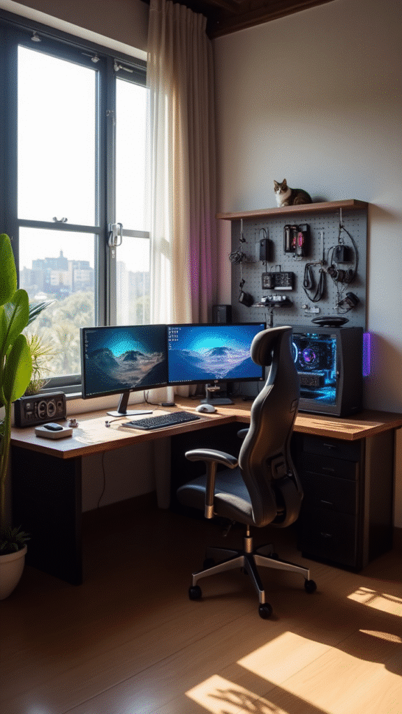 L-Shaped Multi-Purpose Gaming Desks
