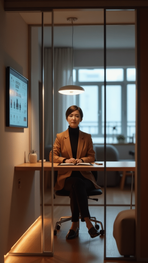 Smart Glass Partitions Create Rooms Within Rooms