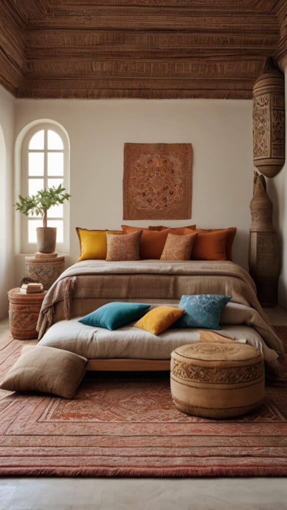 Layered Textiles & Berber Rugs