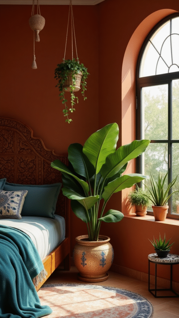 Indoor Plants & Moroccan Planters