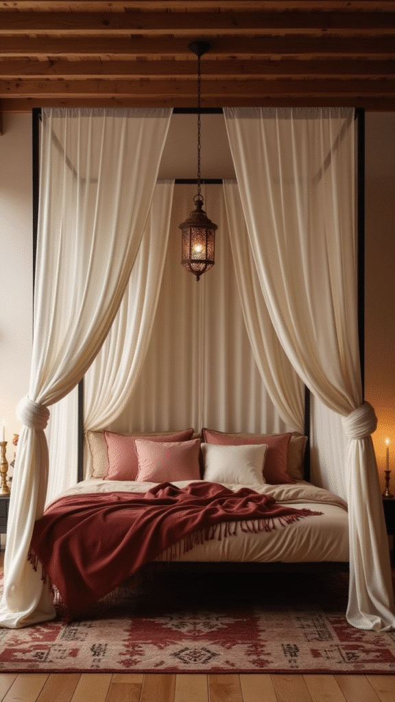 Canopy Beds & Draped Fabrics