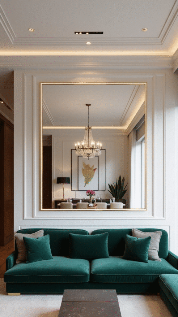 Mirror Ceiling Installations for Spatial Expansion