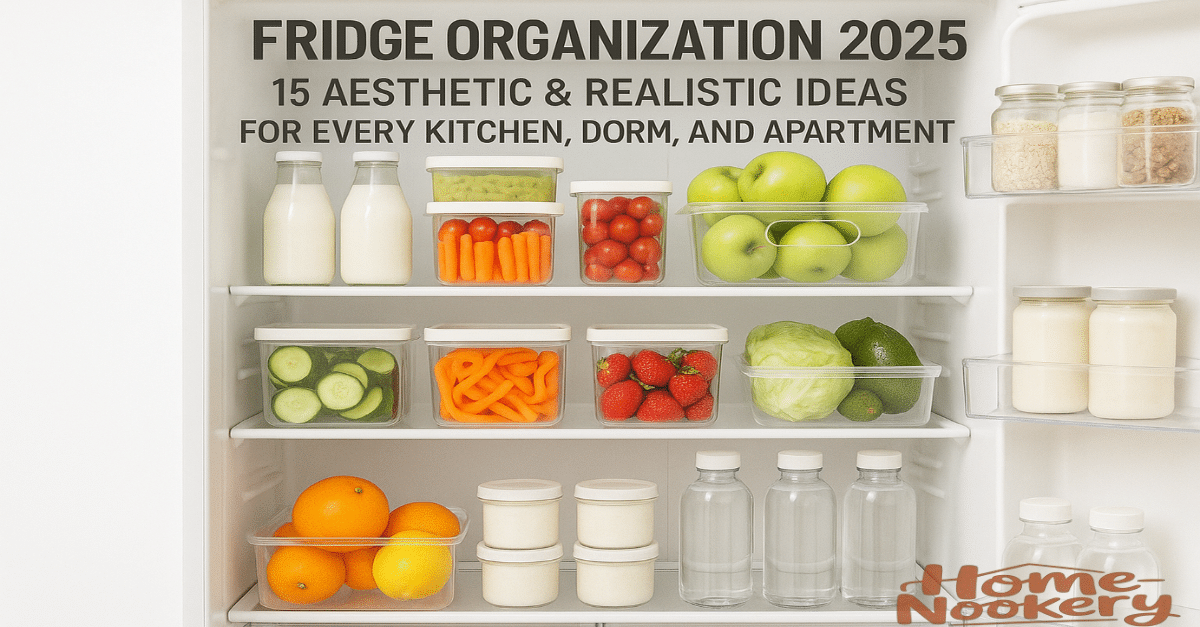 FRIDGE ORGANIZATION IDEAS