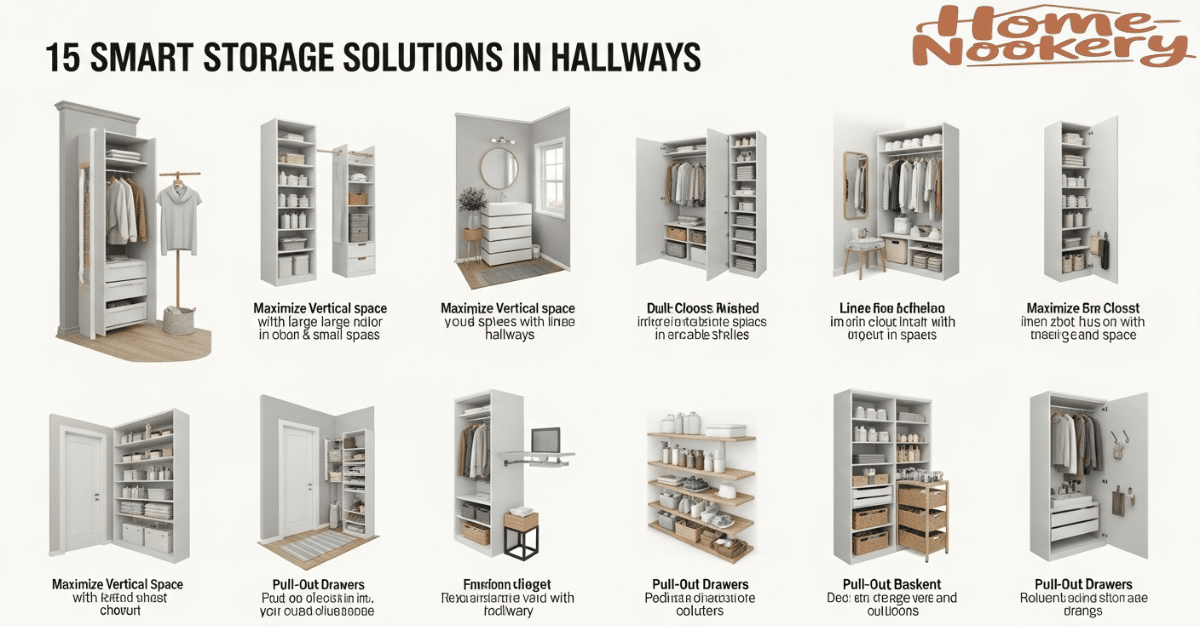 SMART STORAGE SOLUTIONS IN HALLWAYS