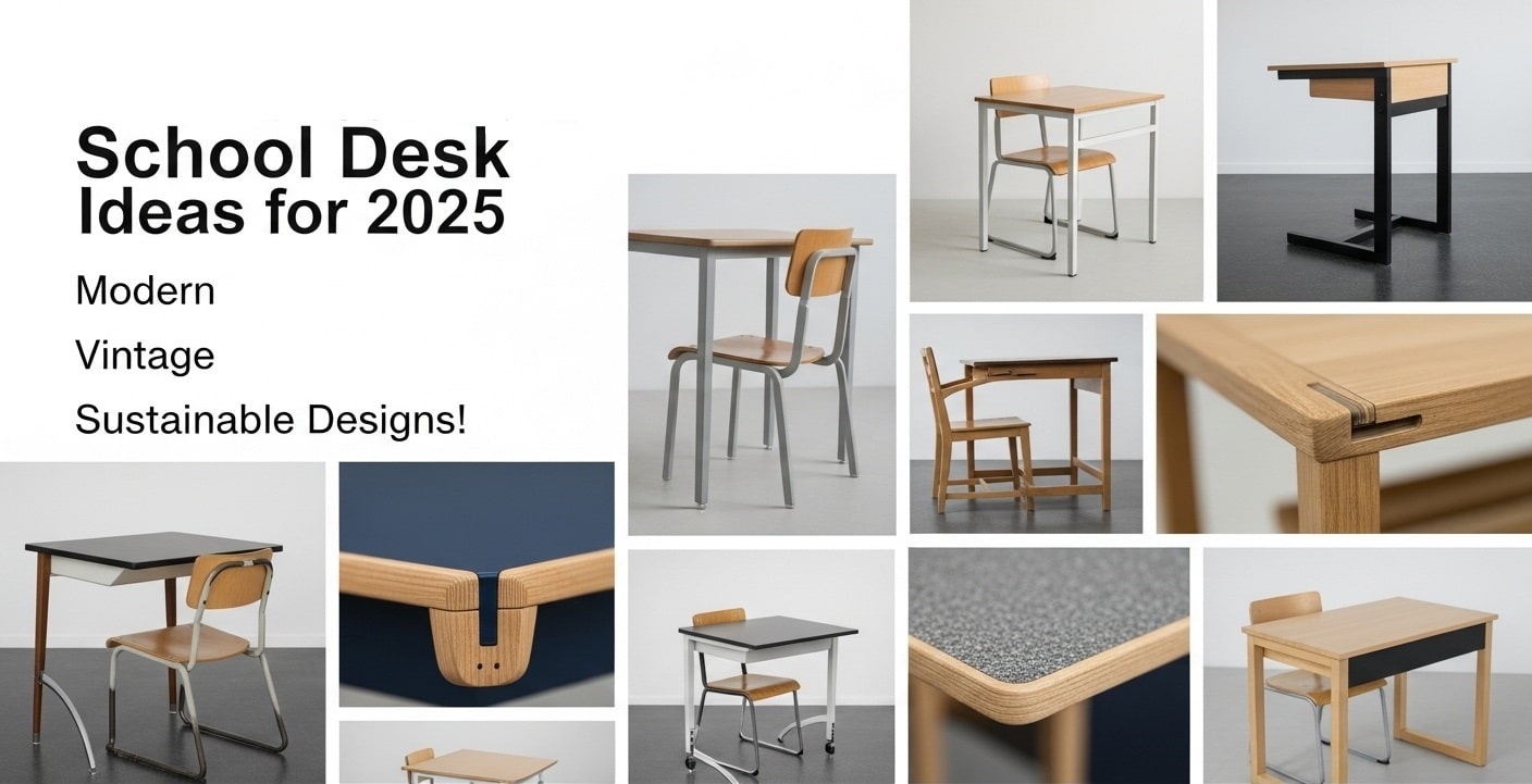 Discover 24 Inspiring School Desk Ideas for 2025 Modern, Vintage, and Sustainable Designs!