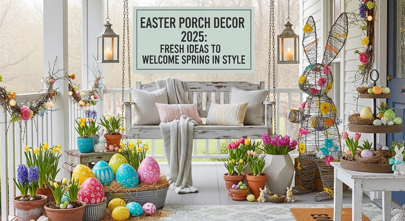 Easter Porch Decor 2025 Fresh Ideas to Welcome Spring in Style