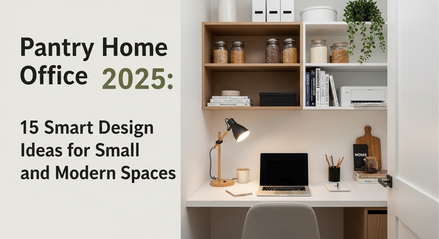 Pantry Home Office 2025 15 Smart Design Ideas for Small and Modern Spaces