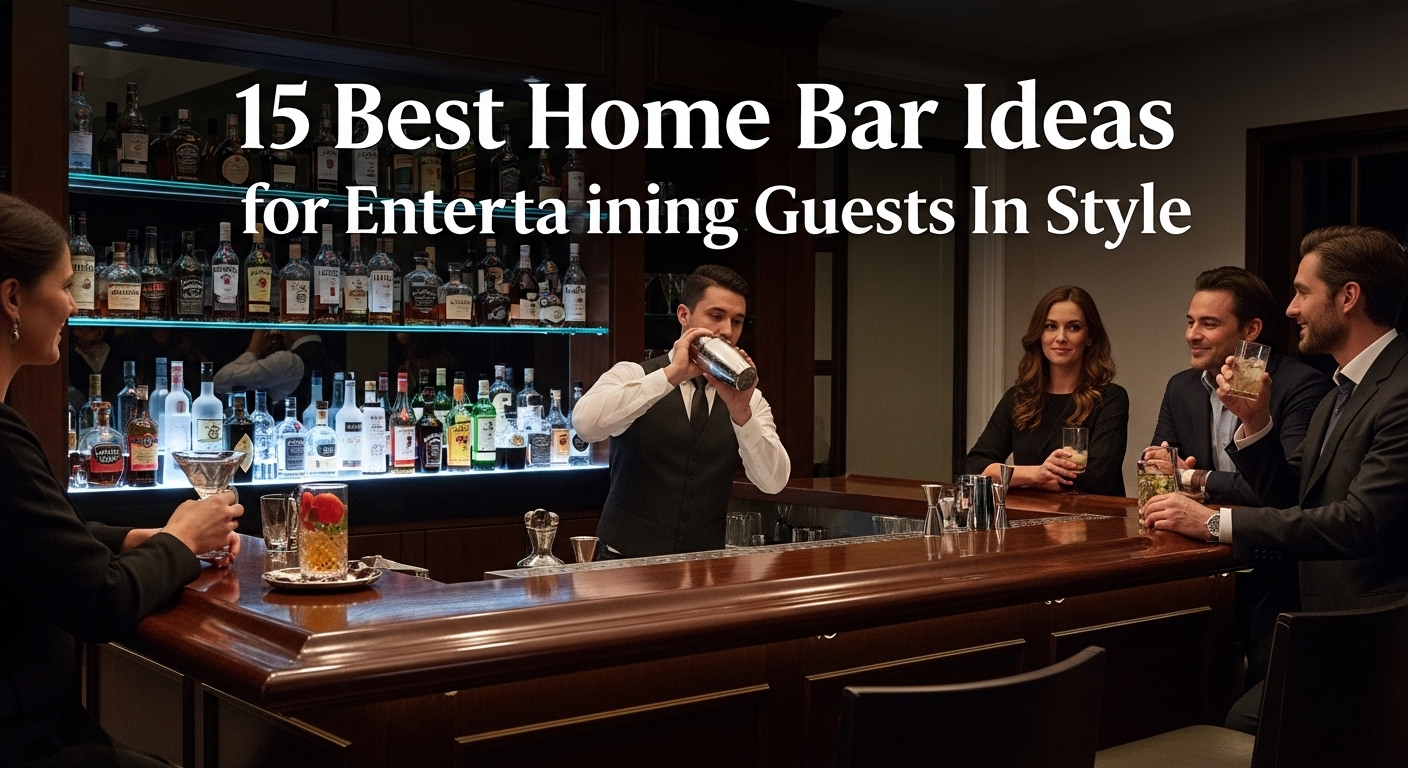 15 Best Home Bar Ideas for Entertaining Guests In Style